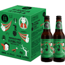 京A国产啤酒 获奖精酿 飞拳 330mL 6瓶 整箱装69元
