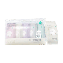 全棉时代一次性内裤女纯棉免洗不掉絮灭菌 L码5条【品牌直供 安全灭菌】11.11元