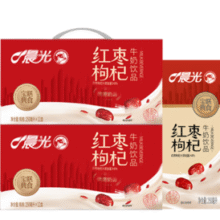 供港40年品质！晨光 红枣枸杞风味牛奶250mL*12盒*2箱￥30.00