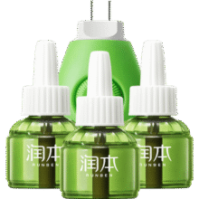 润本（RUNBEN）定时电蚊香液驱蚊液婴儿宝宝家用无香型加热器儿童驱蚊水补充 【经典非定时】无味3液+1器19.9元 (券后省6,月销6000+)