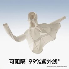 蕉内 【修身显瘦】赵露思同款收腰凉感宽帽檐防晒衣通勤户外骑行薄外套139元