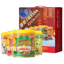 泰奇八宝粥0添加速食粥早餐粥混合口味装200g*16罐礼盒装送礼63.83元