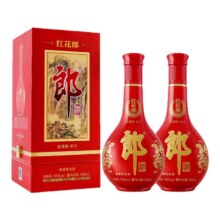 郎牌郎酒红花郎10 53度500ml*2瓶 酱香型白酒正品商务宴请412.2元（需领券）