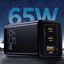 羽博65W氮化镓充电器45W多口充电头超级快充适用苹果16华为小米1533.7元