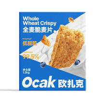 欧扎克 全麦脆块麦片 1200g27.46元