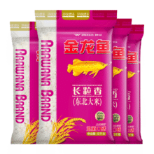 再降价、88VIP: 金龙鱼长粒香东北大米5kg×4袋80.11元+22.99元淘金币