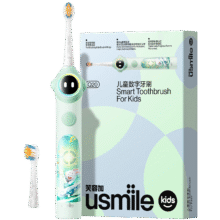 政府补贴：usmile笑容加 儿童电动牙刷 数字牙刷 Q20缤纷绿 适用3-15岁219.13元（以旧换新206.38元、需领券）