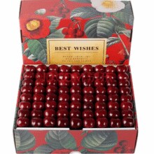 鲁禧 国产车厘子/大樱桃 2000g(净重) 带箱5斤装 单果6-8g￥49.90
