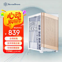 银欣 银昕（SilverStone）星斗SETA A2白色全塔E-ATX机箱(背插主板/NAS多存储/多达10个硬盘位/420mm水冷/Type-C)839元