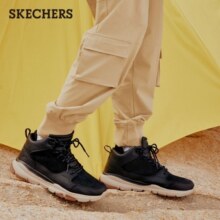 斯凯奇（Skechers）高帮男士工装靴保暖防寒马丁靴休闲鞋雪地增高男靴65731 黑色/BLK 44449元 (券后省40)