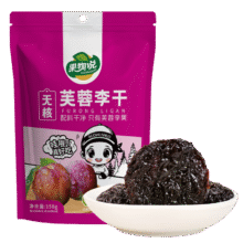 需首单：果物说 芙蓉李干去核158g/袋（独立包装）3.36元包邮