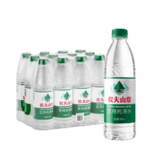 农夫山泉 饮用纯净水 550ml*12瓶 整箱9.9元包邮（需换购）