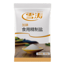 食用盐  精制食盐 加碘盐400g 好盐在浙盐 精制食用碘盐400g*1袋1元包邮