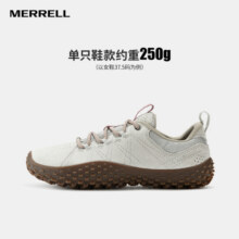 迈乐（Merrell）经典户外休闲鞋男女款WRAPT新款系带防滑耐磨舒适休闲轻便裸足鞋 J036004 白色（女） 35609元 (券后省60)