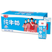 光明纯牛奶250mL*24盒 家庭量贩装浓醇营养早餐伴侣55.9元 (月销1w+)
