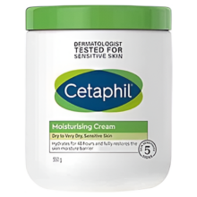 香港直邮Cetaphil丝塔芙大白罐身体乳面霜550g含烟酰胺港版91.05元