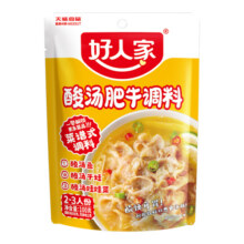 好人家酸汤肥牛调料金汤调味料包鲜香辣酱酸菜鱼厨房专用底料家用14.9元