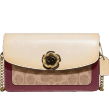 蔻驰（COACH）奢侈品女包山茶花单肩斜挎包1680【品牌授权】母亲节礼物1469元