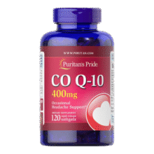 普丽普莱辅酶q10软胶囊辅酶coq10扣十 保护心脏心脑血管美国原装进口 【强效护心】400mg*120粒*1瓶600元