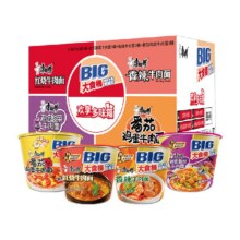 限地区、88VIP：康师傅 红烧+香辣混合4口味整箱 148g*12桶22.45元（淘金币抵扣2.18+返卡7）