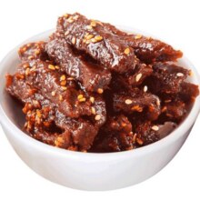江志忠藤椒牛肉干118g*2袋 四川特产香辣五香牛肉条休闲即食零食44.9元