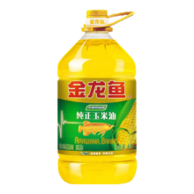 金龙鱼 食用油 非转基因 压榨 一级 纯正玉米油4L38.81元