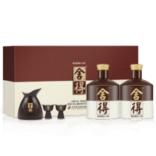 plus：舍得 品味舍得 浓香型白酒 52度 600ml*2瓶 礼盒装749元（合374.5元/瓶）