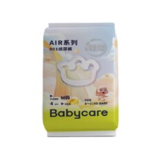 babycare air001纸尿裤S4/M4/L4拉拉裤L4/XL43.43元
