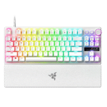 雷蛇（Razer）猎魂光蛛V3专业竞技版 模拟光轴 机械键盘 有线键盘 电竞游戏键盘 87键 RGB幻彩 白色1252.11元（需plus会员，需领券）