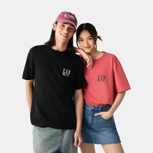 Gap 男女装 2025春季印花logo纯棉圆领宽松短袖T恤69元