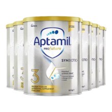 Aptamil爱他美升级版白金婴幼儿奶粉3段1-3岁助力眼脑发育900g*61160.1元包税（三人团）