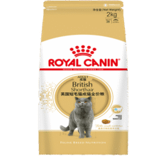 皇家BS34英短成猫粮 支持骨骼关节心脏健康增强肌肉质量英国短毛猫粮 2kg188元