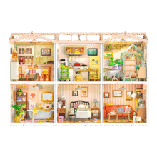 若来（Rolife）超级世界diy小屋积木六宫格拼装玩具六一儿童节礼物女孩761.3元（需领券，PLUS）