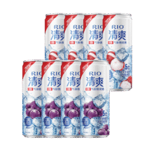 锐澳（RIO）预调 鸡尾酒 果酒 清爽5度清爽0糖 330ml*8罐166.5元+25元返卡（合41.63元/件）