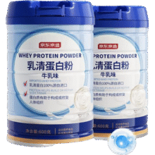 京东京造 乳清蛋白粉600g*2罐PLUS，286.9元