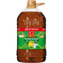 鲁花 食用油 香飘万家系列 低芥酸浓香菜籽油 6.09L99.9元 (月销1w+)