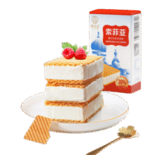 索菲亚 冰淇淋威化牛奶香草味冰激凌雪糕冰激淋冷饮 生鲜冰棍 威化牛奶冰淇淋X15支98元