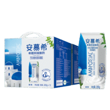 伊利安慕希酸奶原味205g*12盒/箱 多35%蛋白质 礼盒装 2月产49.9元 (券后省10)