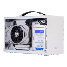 超频三(PCCOOLER)蜂鸟1 I100CW PRO 白色 mini 小机箱Type-C白色258.3元