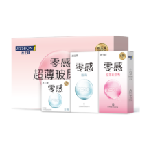 88VIP、杰士邦零感超薄玻尿酸避孕套22片+凑单