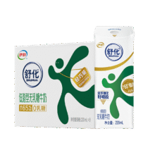 Plus会员：舒化 伊利无乳糖牛奶 低脂型220ml*8盒 礼盒装 买2赠一 到手3件45.42元（合15.14元/件）