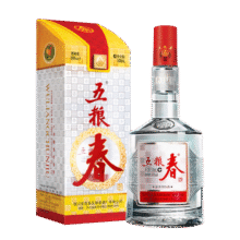 五粮春一代【酒厂直营】 婚宴喜宴纯粮食浓香型白酒口粮 五粮液股份出品 50度 500mL 1瓶 [无手提袋]249元