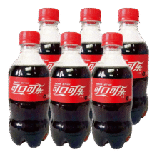 可口可乐 碳酸饮料300ml/6瓶6.8元包邮