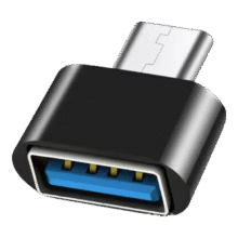 Type-C转接头 USB转Type-c黑色0.01元包邮