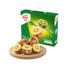 佳沛（zespri）新西兰 阳光金奇异果12粒礼盒特大果单果约124-146g 猕猴桃139.8元（合69.9元/件）