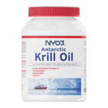 需试用、PLUS：NYO3 南极磷虾油 鱼油升级Omega-3 DHA EPA 虾青素 胆碱 400mg60粒75.91元
