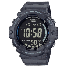卡西欧（CASIO）复古小方块多功能户外防水男士手表AE-1500WH-8BVDF 藏蓝色179元 (券后省150,月销1000+)