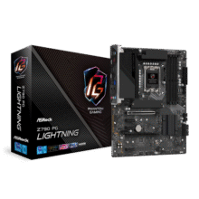 华擎（ASRock）Z790 PG Lightning 闪电风暴 DDR5支持CPU 14600KF/14700KF/12600KF（Intel Z790/LGA 1700）1259元