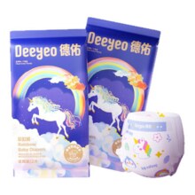 德佑柔软透气拉拉裤试用装4片3.97元