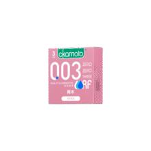 plus会员：冈本（OKAMOTO）避孕套安全套003粉金3片男女用超薄套套成人用品情趣计生进口19.3元包邮、9.65元/件